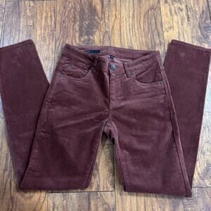 KUT From the Kloth Corduroy Diana Skinny Size 0  Mauve